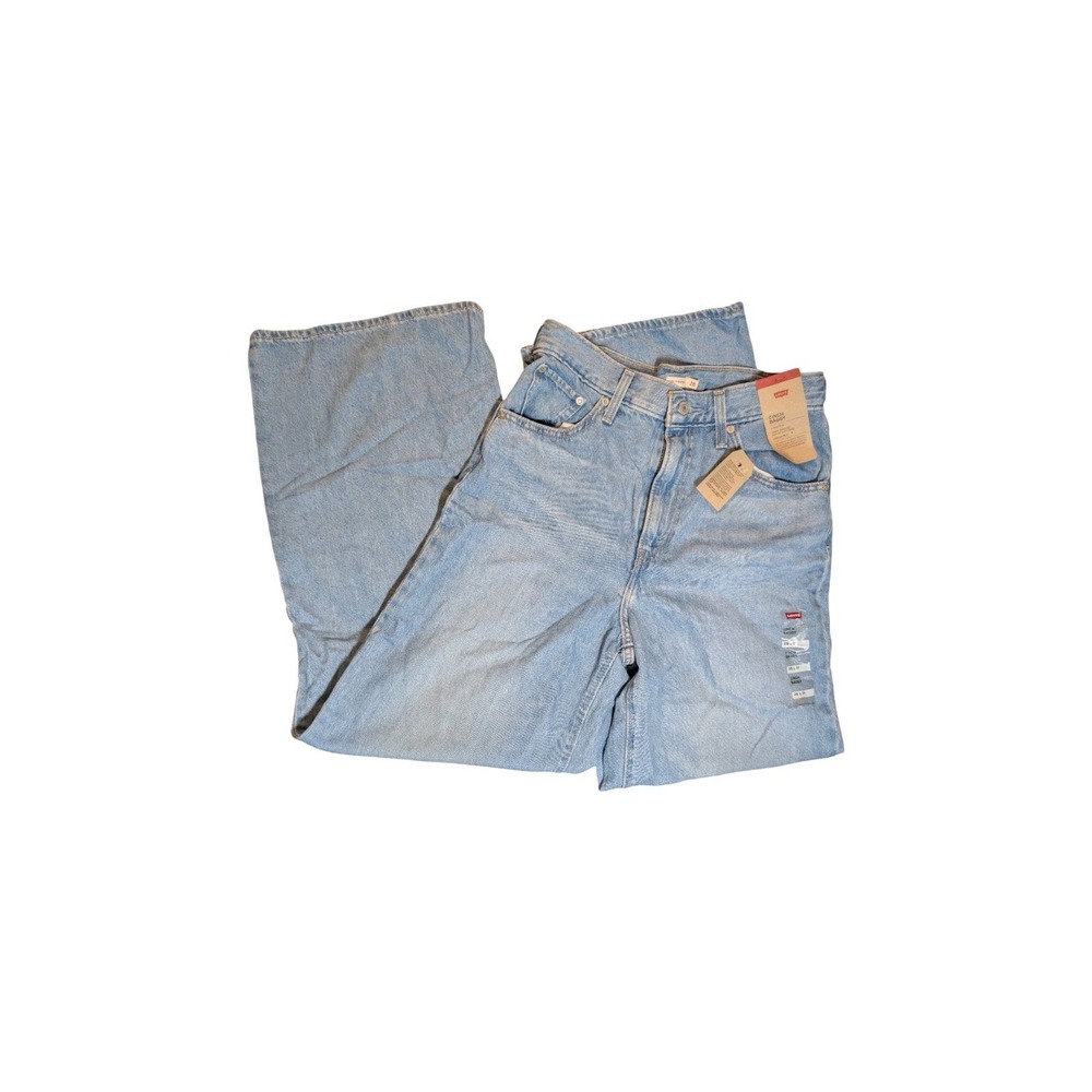 ⭐E3 Levi's Ribcage Straight Ankle Jeans – Women's Size 28 x 31 – Light Wash